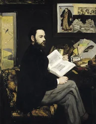 Porträt von Émile Zola (1840-1902), 1868